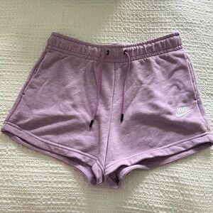 Nike Women's Sportswear Club Fleece Shorts XS Purple